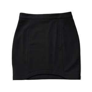 🆕Tobi Black Back Zip Mini Skirt